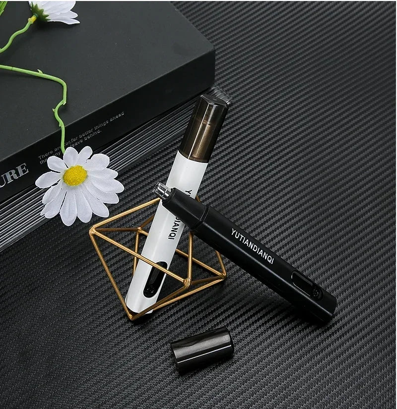 Electric Ear & Nose Hair Trimmer – Portable Painless Groomer for Men