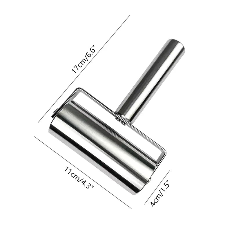 Stainless Steel Double Head Rolling Pin – Non-Stick Dough Roller for Baking