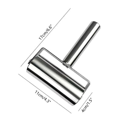 Stainless Steel Double Head Rolling Pin – Non-Stick Dough Roller for Baking