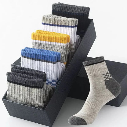 Men’s Socks – Sweat-Absorbing, Deodorant, Winter Business & Sports Stockings