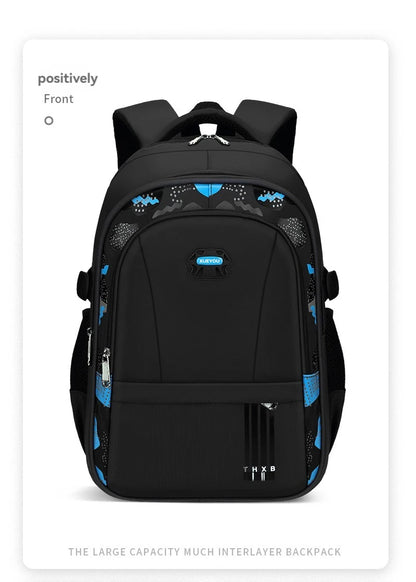 Children’s School Backpack – Lightweight Large Capacity Shoulder Bag for Boys (Grades 1–6, Ages 6–12)