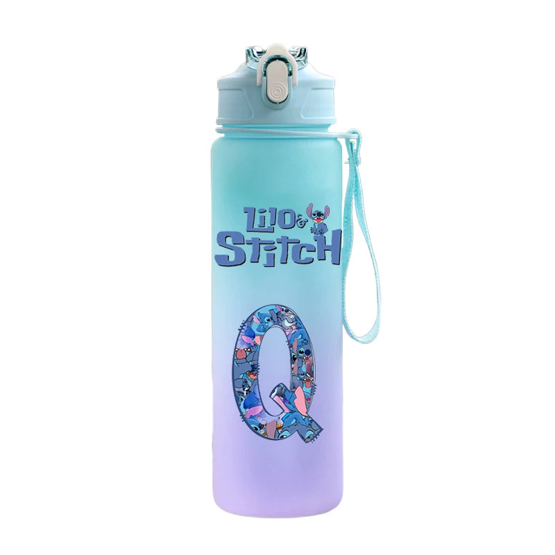 750ML Cartoon Lilo & Stitch Water Bottle – Large Capacity Portable Sport Bottle for Kids