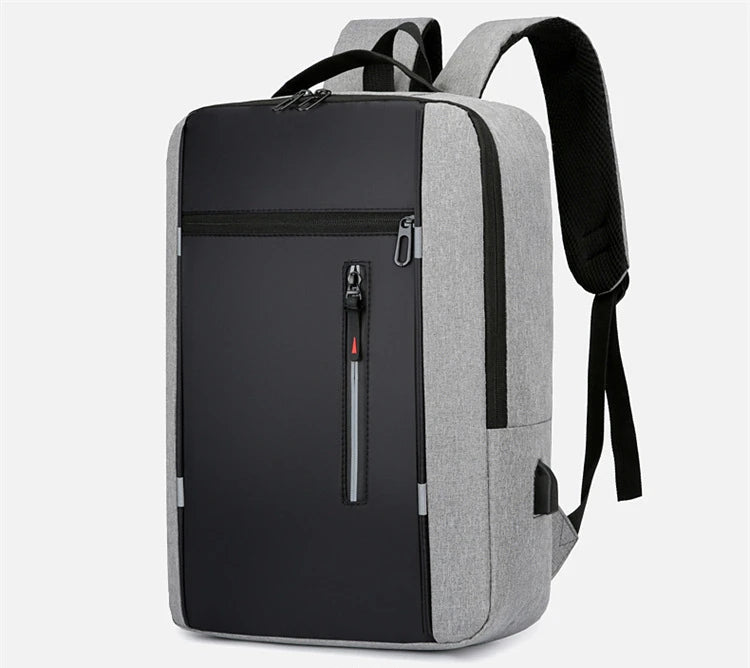 Waterproof Business Backpack for Men – USB Charging 15.6” Laptop Bag, Large Capacity School & Travel Backpack