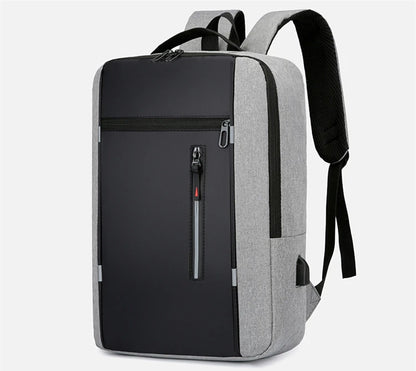 Waterproof Business Backpack for Men – USB Charging 15.6” Laptop Bag, Large Capacity School & Travel Backpack