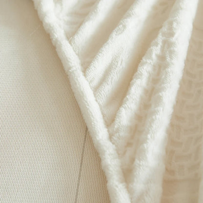 Warm Milk Velvet Bed Sheet | Thick Comfort Mattress Cover | Single, Queen & King | Elastic Band Fitted Protector