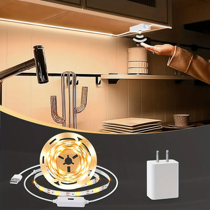 LED Strip Light with Motion Sensor – USB Powered Dimmable Lighting