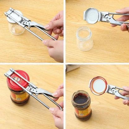Adjustable Multi-Function Stainless Steel Bottle & Jar Opener | Labor-Saving Kitchen Tool