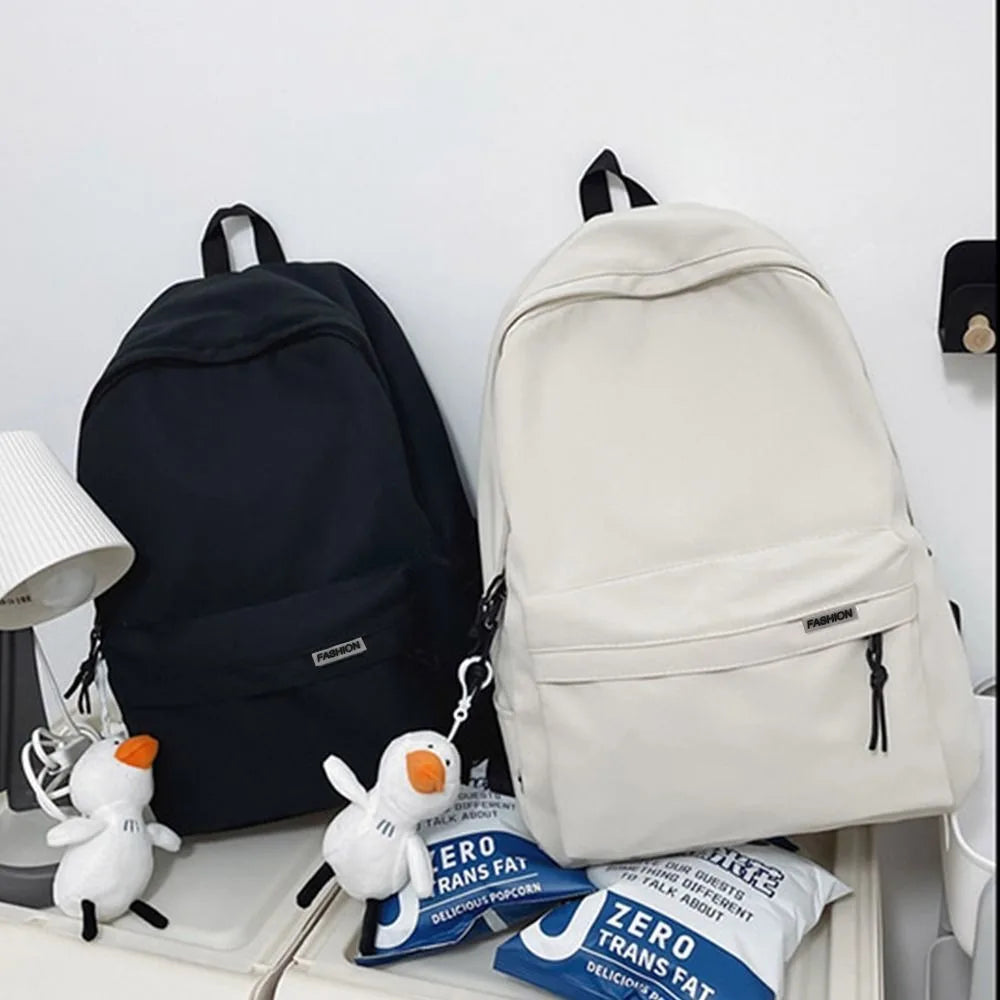Creative Nylon School Backpack – Waterproof Large Capacity Book Bag for Teen Boys & Girls, Travel & Fashion Use