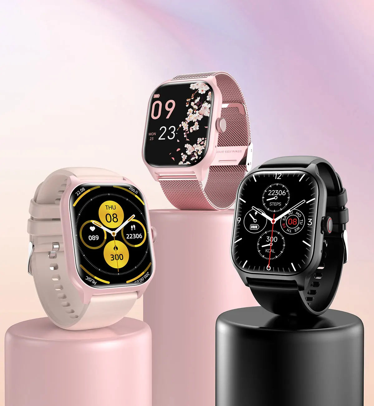 Smart Watch 2025 – Bluetooth Calling, Fitness Tracker & Music Control for Android & iOS