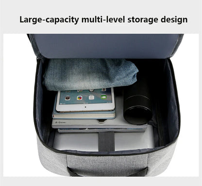 Waterproof Business Backpack for Men – USB Charging 15.6” Laptop Bag, Large Capacity School & Travel Backpack