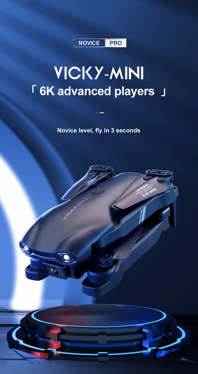 NEW V13 Mini Drone 4K HD Dual Camera – Foldable RC Quadcopter with 1080P WiFi FPV | Professional Drone Toy Gift