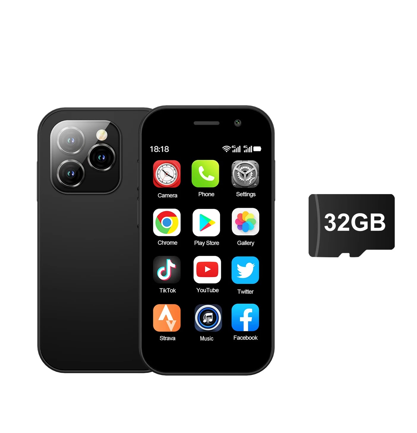 Mini Smartphone 4G LTE Android | Global GPS | 3" Display | 5MP Camera | WIFI | 2000mAh Battery