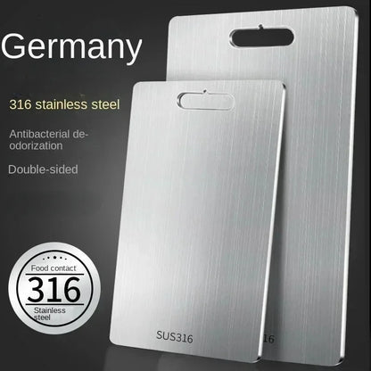 316 Stainless Steel Chopping Board – Double-Sided Cutting & Kneading Board