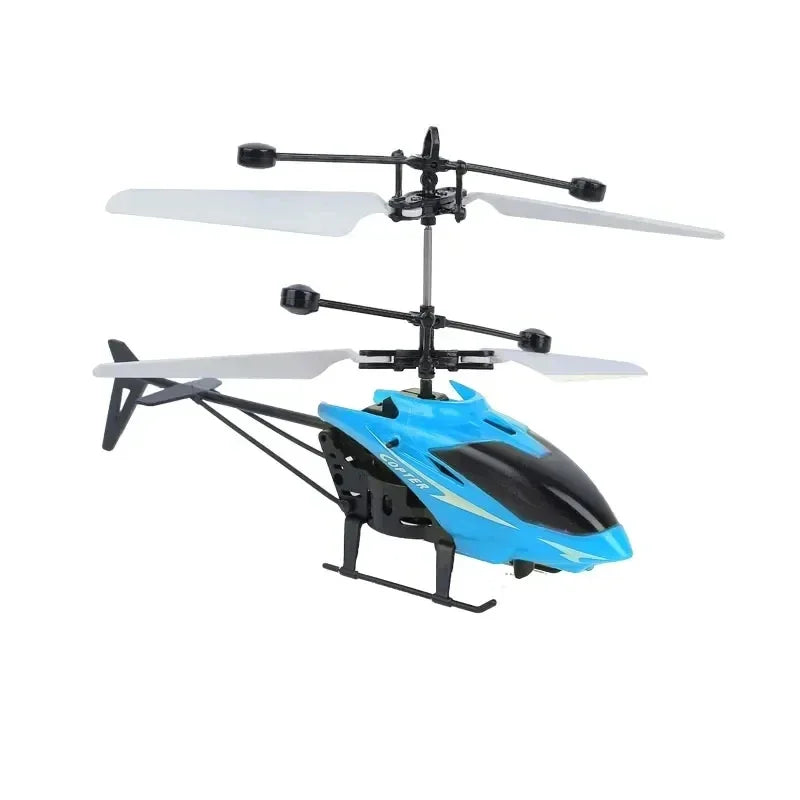 Mini Rechargeable RC Drone for Kids – Fall-Resistant Safe Remote Control Helicopter Toy (No Remote Battery)